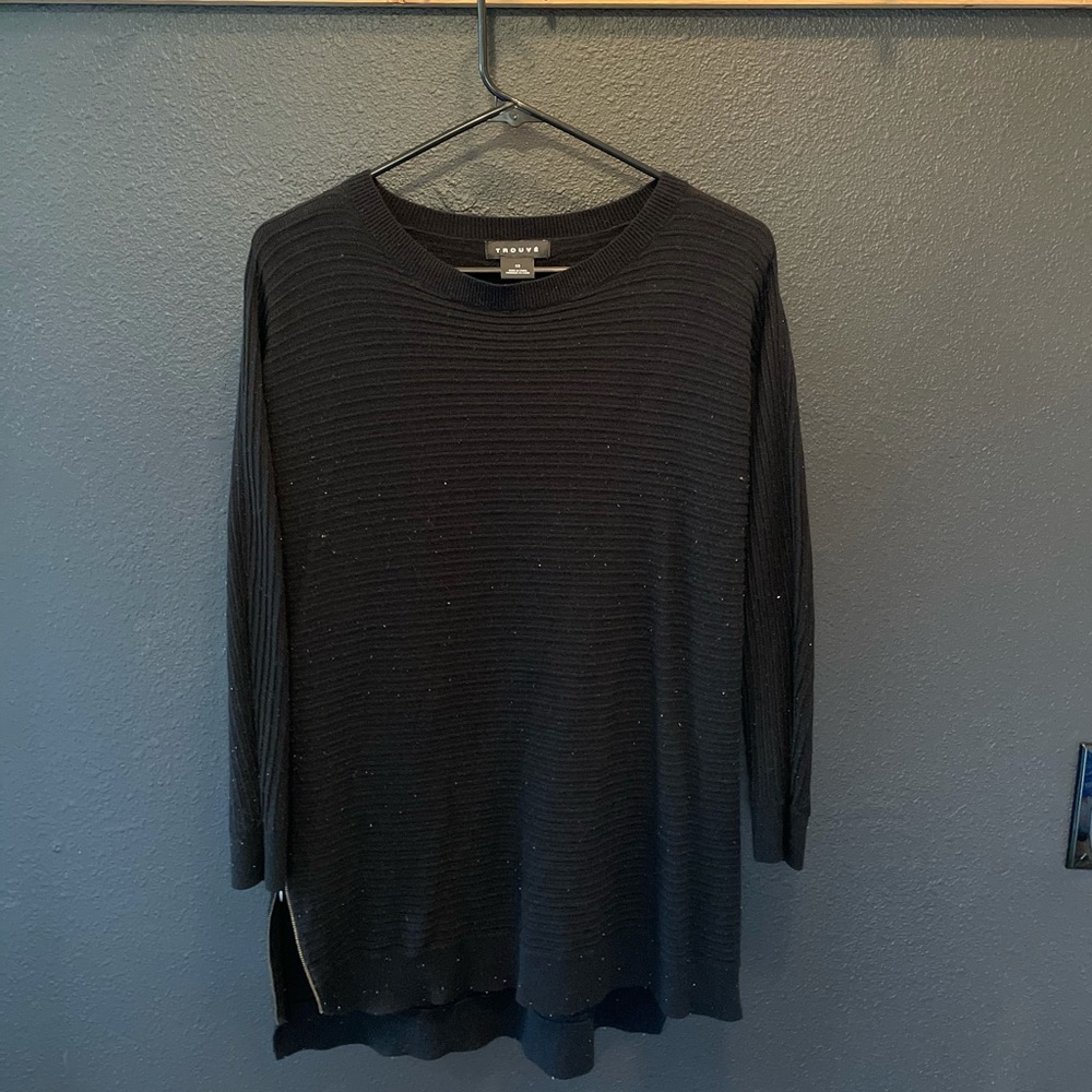 Long Side Zip Sweater